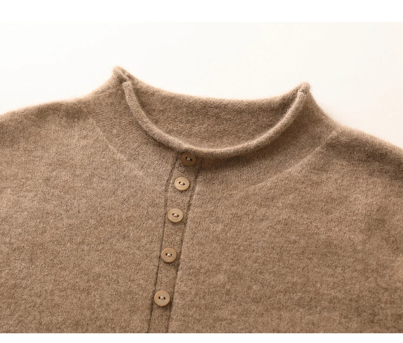 Cashmere Pullover Knitted Sleeveless Sweater Vest